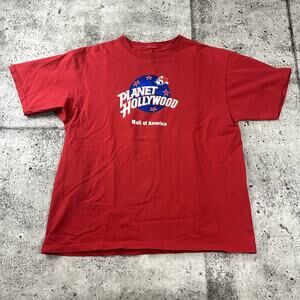 Vintage Planet Hollywood Shirt Mall Of America Size XL